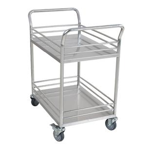 Stainless steel hospital trolley