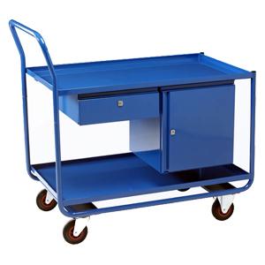Trolley with Drawer and Cupboard