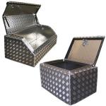 Aluminum storage boxes